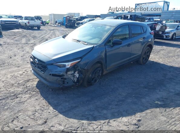 JF2GUABC6S8231295 2025 SUBARU CROSSTREK Gray წინა მარცხენა ხედი სამი მეოთხედიდან