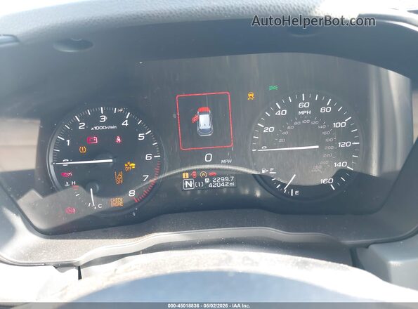 JF2GUABC6S8231295 2025 SUBARU CROSSTREK Gray უკანა სავარძლების ხედი