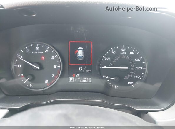 JF2GUABC7R8266275 2024 SUBARU CROSSTREK Gray უკანა სავარძლების ხედი