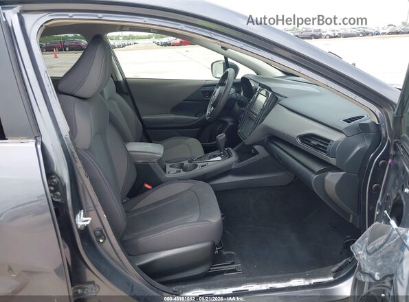 JF2GUABC7R8266275 2024 SUBARU CROSSTREK Gray წინა სალონის ხედი
