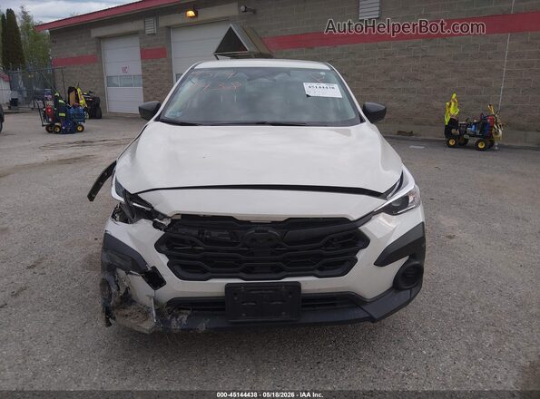 JF2GUABC8R8883040 2024 SUBARU CROSSTREK White Widok zestawu wskaźników