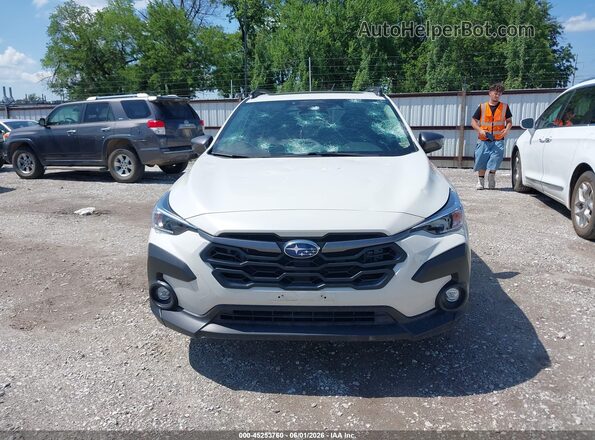 JF2GUADC0RH356994 2024 SUBARU CROSSTREK White Սարքավորումների վահանակի տեսք