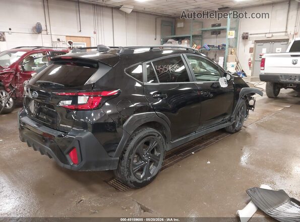 JF2GUADC0RH373892 2024 SUBARU CROSSTREK Черный Задняя правая четверть
