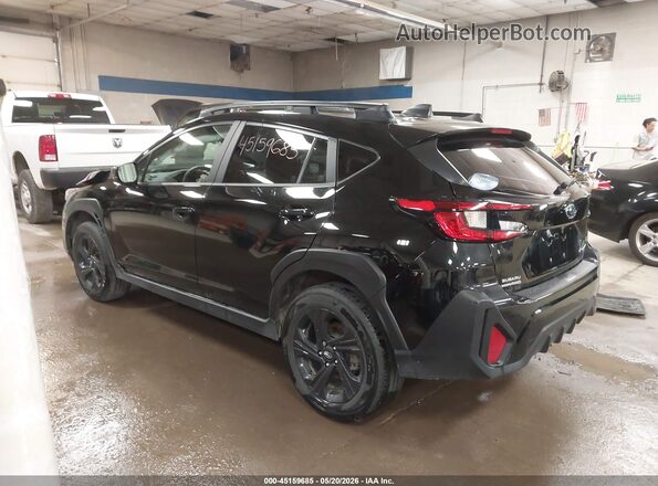 JF2GUADC0RH373892 2024 SUBARU CROSSTREK Черный Задняя левая четверть