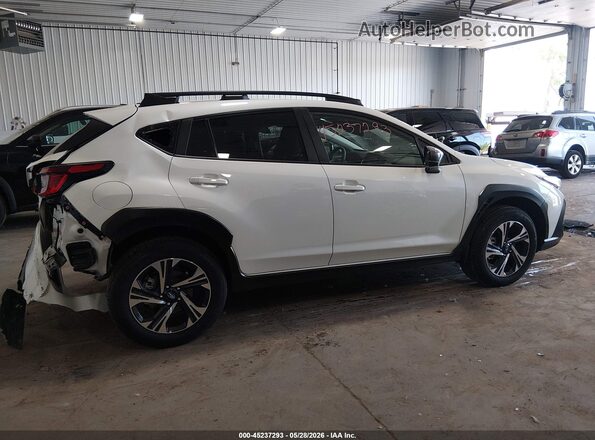 JF2GUADC1R8246570 2024 SUBARU CROSSTREK White Вид задньої частини салону