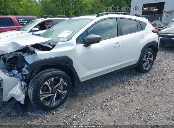 JF2GUADC1RH381211 2024 SUBARU CROSSTREK Белый Передняя левая четверть