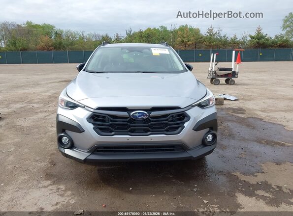 JF2GUADC3R8859399 2024 SUBARU CROSSTREK Silver Սարքավորումների վահանակի տեսք