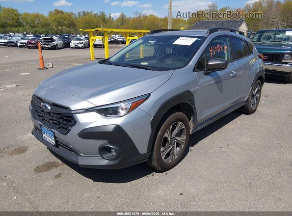 JF2GUADC3R8895934 2024 SUBARU CROSSTREK Silver Առջևի ձախ երեք քառորդ տեսարան