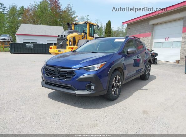 JF2GUADC3RH212744 2024 SUBARU CROSSTREK Синий Передняя левая четверть