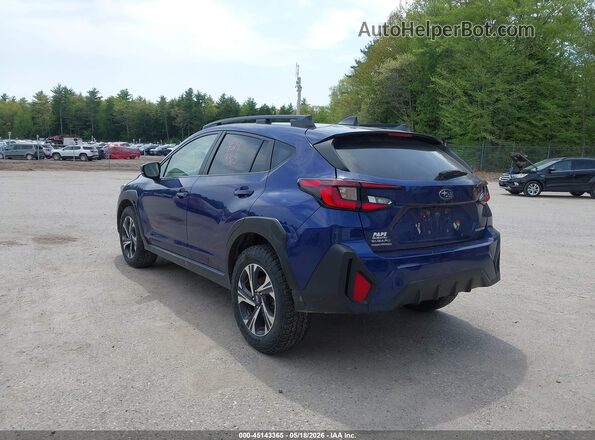 JF2GUADC3RH212744 2024 SUBARU CROSSTREK Синий Задняя левая четверть