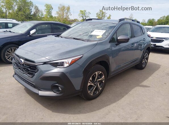 JF2GUADC3RH381646 2024 SUBARU CROSSTREK Gray წინა მარცხენა ხედი სამი მეოთხედიდან