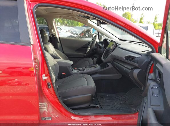 JF2GUADC4R8246871 2024 SUBARU CROSSTREK Red წინა სალონის ხედი