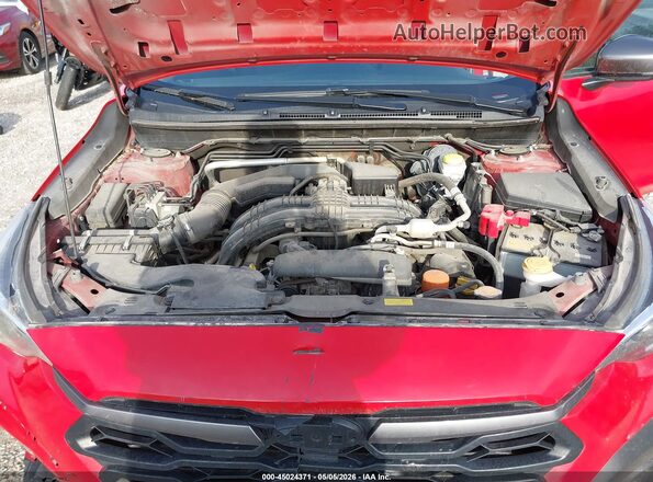 JF2GUADC4R8246871 2024 SUBARU CROSSTREK Red უკანა ხედი