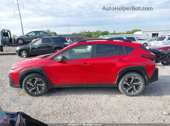 JF2GUADC4R8246871 2024 SUBARU CROSSTREK Red სალონის 360-გრადუსიანი ხედი