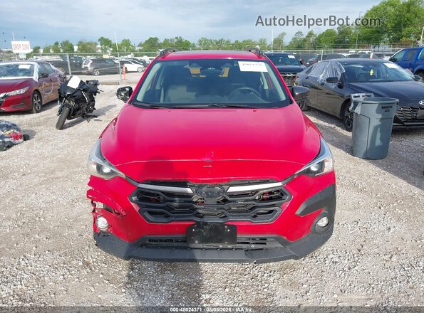 JF2GUADC4R8246871 2024 SUBARU CROSSTREK Red ხელსაწყოთა პანელის ხედი
