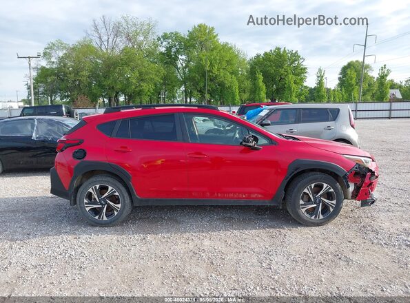 JF2GUADC4R8246871 2024 SUBARU CROSSTREK Red უკანა სალონის ხედი