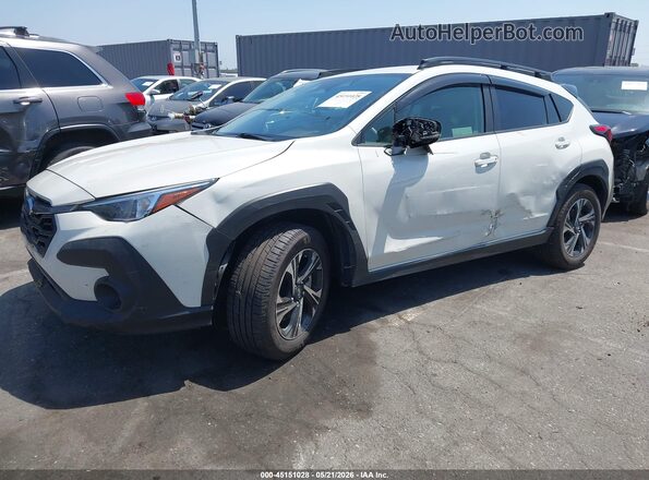 JF2GUADC4R8300816 2024 SUBARU CROSSTREK White Передня ліва чверть