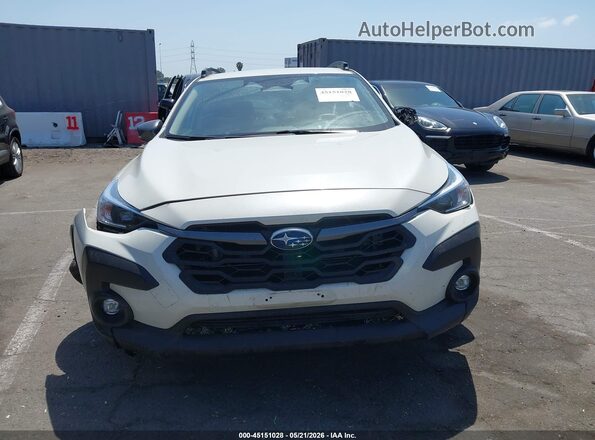 JF2GUADC4R8300816 2024 SUBARU CROSSTREK White Вид щитка приладів