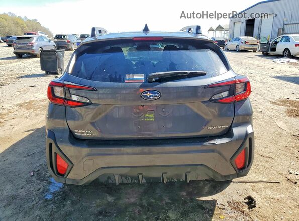 JF2GUADC4R8320693 2024 SUBARU CROSSTREK Gray Հետևի տեսք