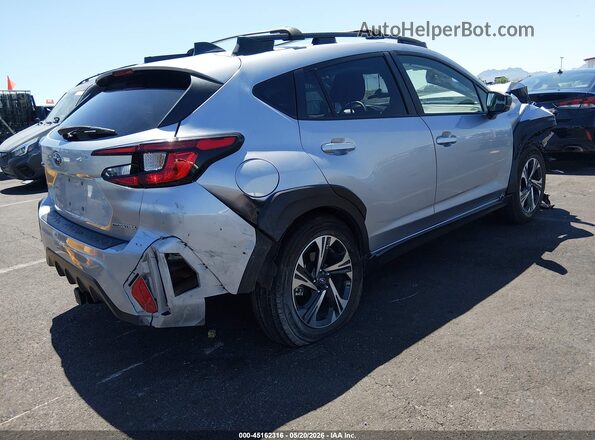 JF2GUADC5R8352181 2024 SUBARU CROSSTREK Silver Հետևի աջ