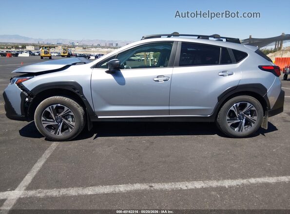 JF2GUADC5R8352181 2024 SUBARU CROSSTREK Silver Սալոնի 360 աստիճան տեսք