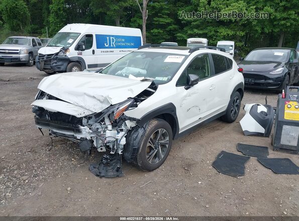 JF2GUADC5RH262903 2024 SUBARU CROSSTREK White Vista tres cuartos delantera izquierda