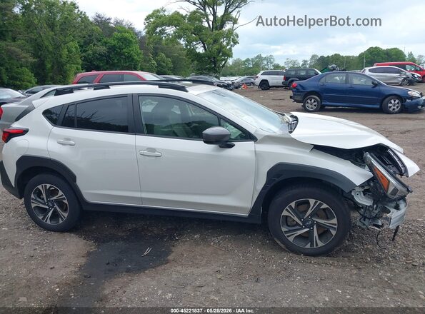 JF2GUADC5RH262903 2024 SUBARU CROSSTREK White Vista del cuadro de instrumentos