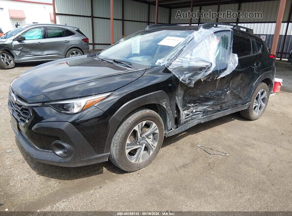 JF2GUADC5RH910224 2024 SUBARU CROSSTREK Black Передня ліва чверть