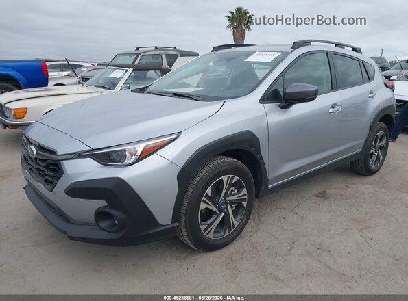 JF2GUADC5RH917688 2024 SUBARU CROSSTREK Silver Передня ліва чверть