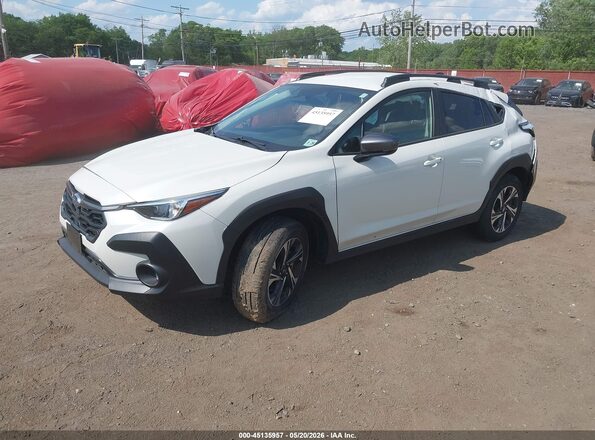 JF2GUADC6R8856626 2024 SUBARU CROSSTREK White Przód lewy
