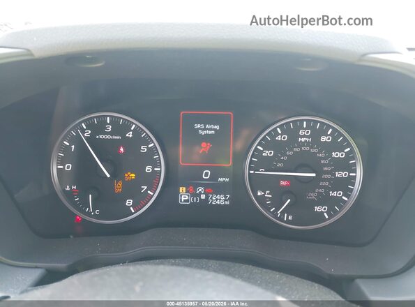 JF2GUADC6R8856626 2024 SUBARU CROSSTREK White Widok tylnych siedzeń