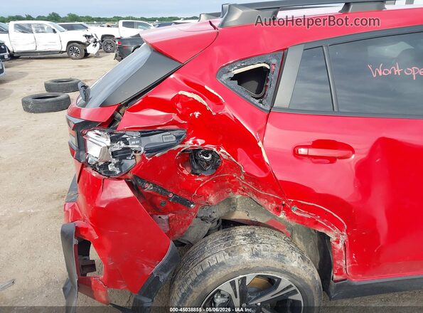 JF2GUADC6R8869120 2024 SUBARU CROSSTREK Red Widok z przodu