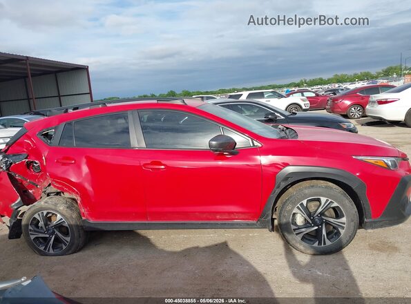 JF2GUADC6R8869120 2024 SUBARU CROSSTREK Red Widok wnętrza z tyłu