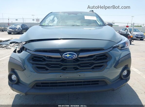 JF2GUADC8R8234741 2024 SUBARU CROSSTREK Gray უკანა სალონის ხედი