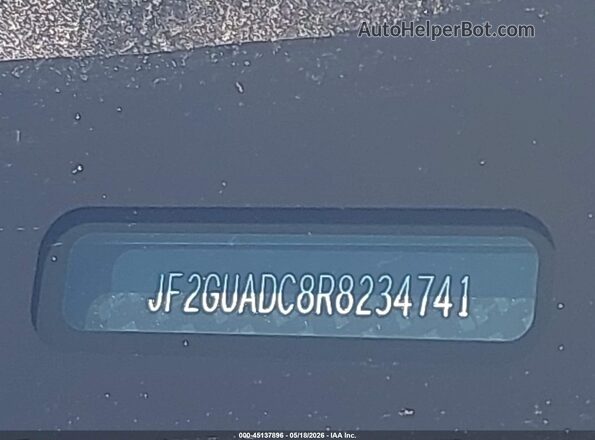 JF2GUADC8R8234741 2024 SUBARU CROSSTREK Gray 