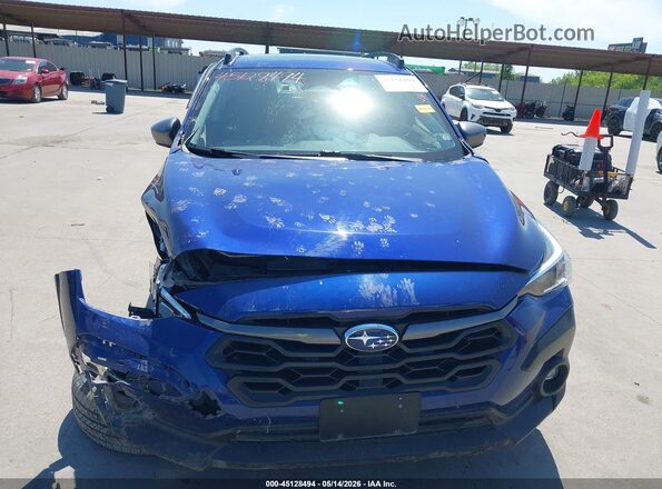 JF2GUADC8R8310555 2024 SUBARU CROSSTREK Blue Dashboard view