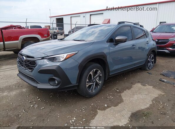 JF2GUADC8RH371565 2024 SUBARU CROSSTREK Blue Передня ліва чверть