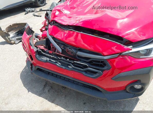 JF2GUADC8RH906524 2024 SUBARU CROSSTREK Red Vista frontal