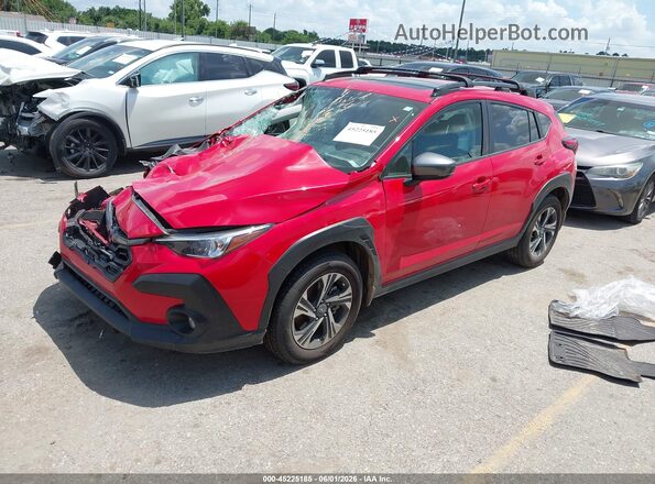 JF2GUADC8RH906524 2024 SUBARU CROSSTREK Red Vista tres cuartos delantera izquierda