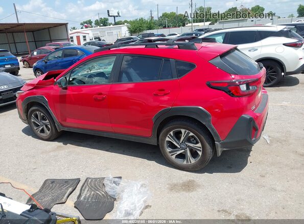 JF2GUADC8RH906524 2024 SUBARU CROSSTREK Red Vista interior de 360 grados