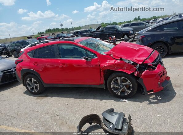 JF2GUADC8RH906524 2024 SUBARU CROSSTREK Red Vista interior trasera