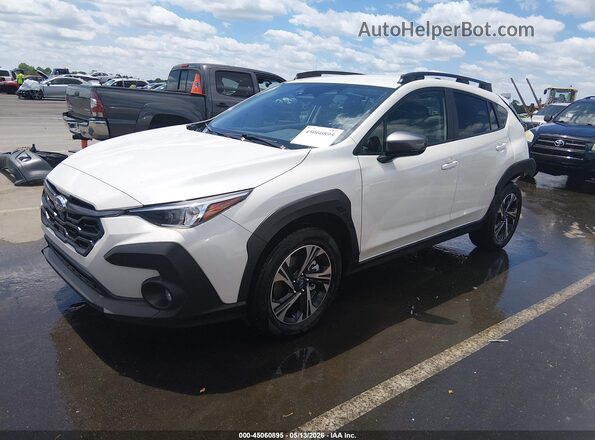 JF2GUADC9R8387757 2024 SUBARU CROSSTREK Белый Передняя левая четверть