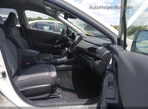 JF2GUADC9R8387757 2024 SUBARU CROSSTREK Белый Вид салона спереди