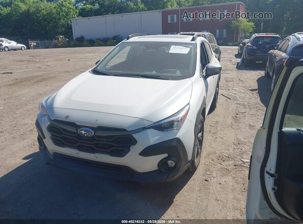JF2GUHDC0SH336811 2025 SUBARU CROSSTREK Белый Передняя левая четверть