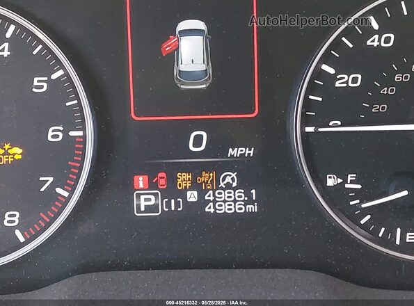 JF2GUHDC0SH336811 2025 SUBARU CROSSTREK Белый 