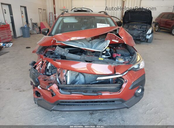 JF2GUHDC2SH213009 2025 SUBARU CROSSTREK Оранжевый Вид щитка приборов