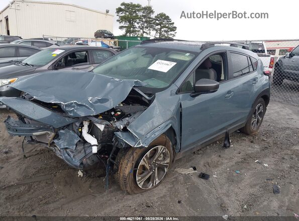 JF2GUHDC3S8235200 2025 SUBARU CROSSTREK Gray Առջևի ձախ երեք քառորդ տեսարան