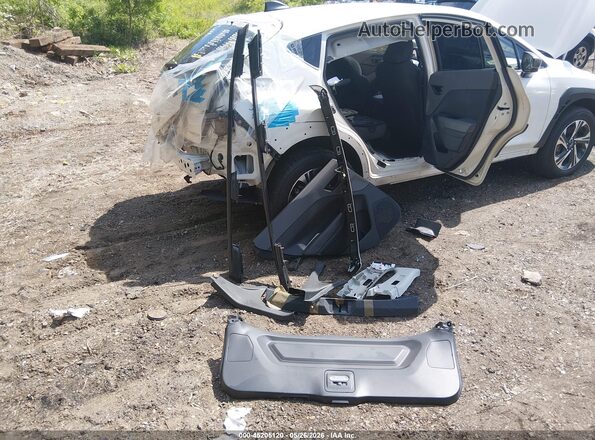 JF2GUHDC5S8247185 2025 SUBARU CROSSTREK White Instrument cluster view