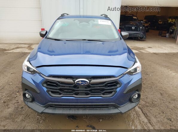 JF2GUHDC6SH280700 2025 SUBARU CROSSTREK Blue Вид щитка приладів