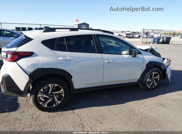 JF2GUHDC7S8203429 2025 SUBARU CROSSTREK White უკანა სალონის ხედი